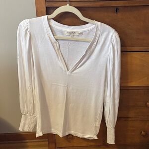 Nation LTD white V-Neck Blouse
